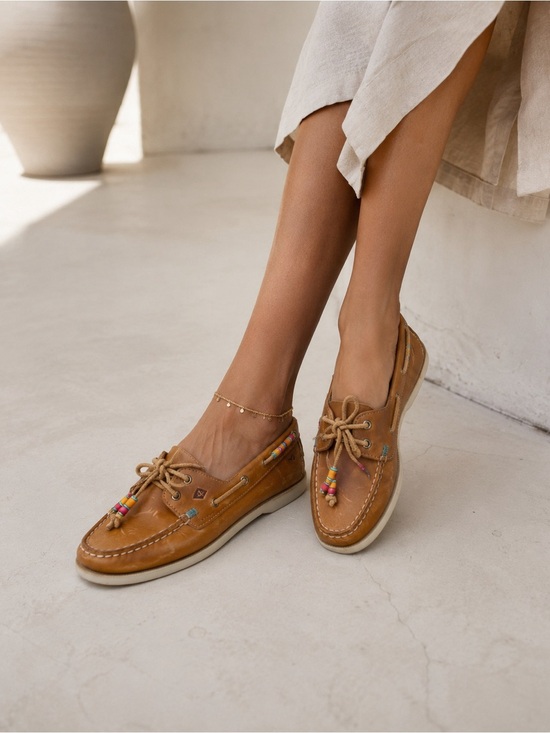 Sperry Shoes - Sperry Brown Leather Boat Shoes Nordstrom Exclusive